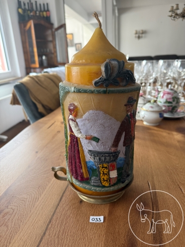 033 - Abstimmungskerze auf Messing