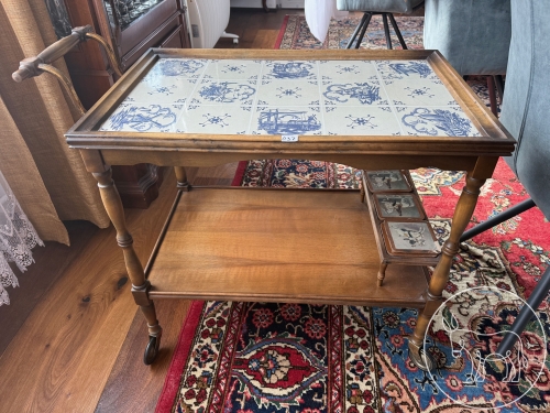 Bild 037 - Servierwagen Holz