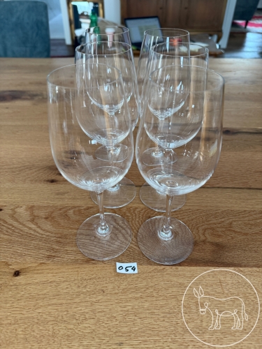 054 - 6 Riedel Weißweingläser